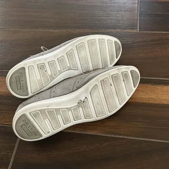 Cole Haan Suede Grand Wingtip II Lace Up Loafer - Picture 7 of 7